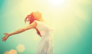 Free Happy Woman Enjoying Nature