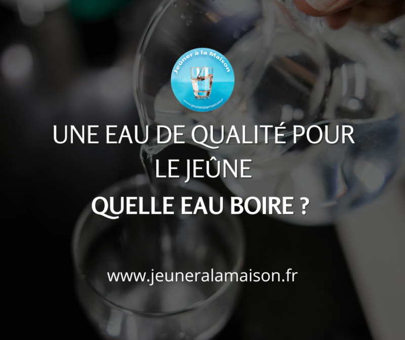 eau boire jeûne
